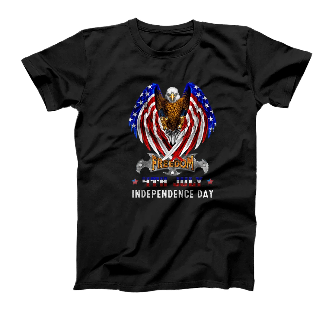 Personalized Eagle Freedom 4th of July Independence Day shirt T-Shirt, Women T-Shirt
