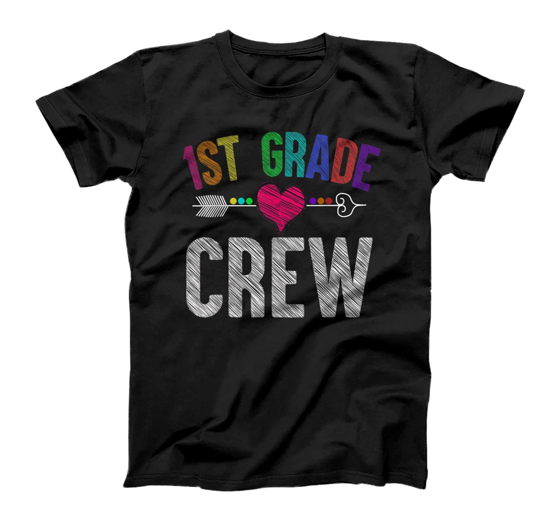 Personalized Funny 1st Grade Crew - Hello 1st Grade Squad Back to School T-Shirt, Kid T-Shirt and Women T-Shirt