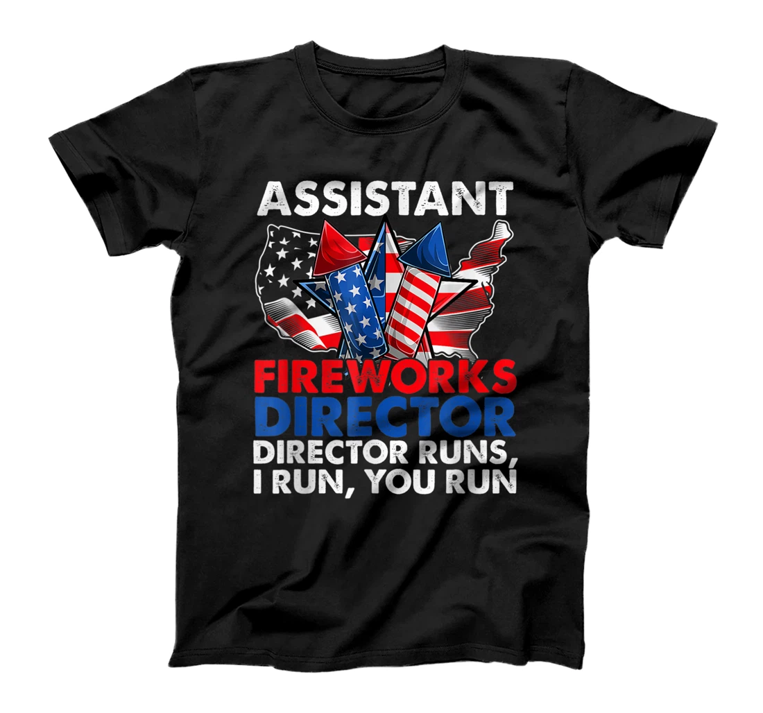 Personalized Assistant Fireworks Director 4th July Independence Day Usa T-Shirt, Women T-Shirt
