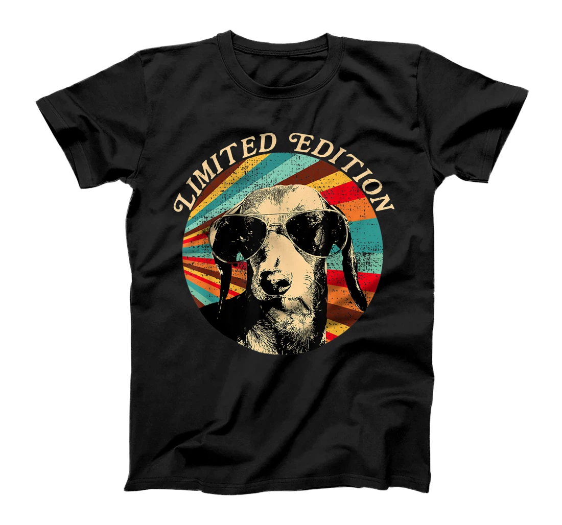Personalized Dachshund dachshund dog silhouette sunglasses retro gift T-Shirt, Kid T-Shirt and Women T-Shirt