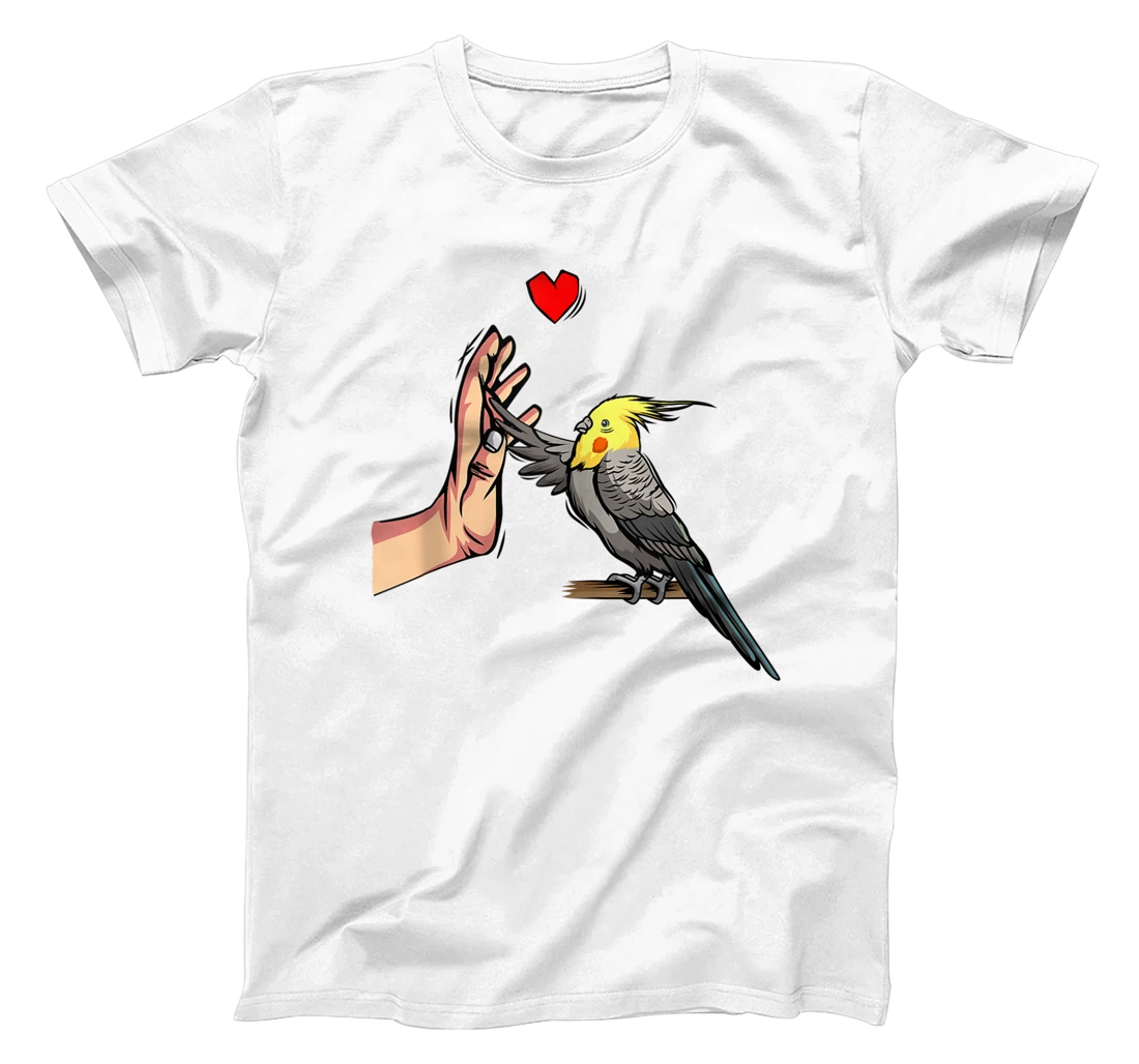 Personalized Cockatiel Love Bird Lovers Women T-Shirt, Women T-Shirt