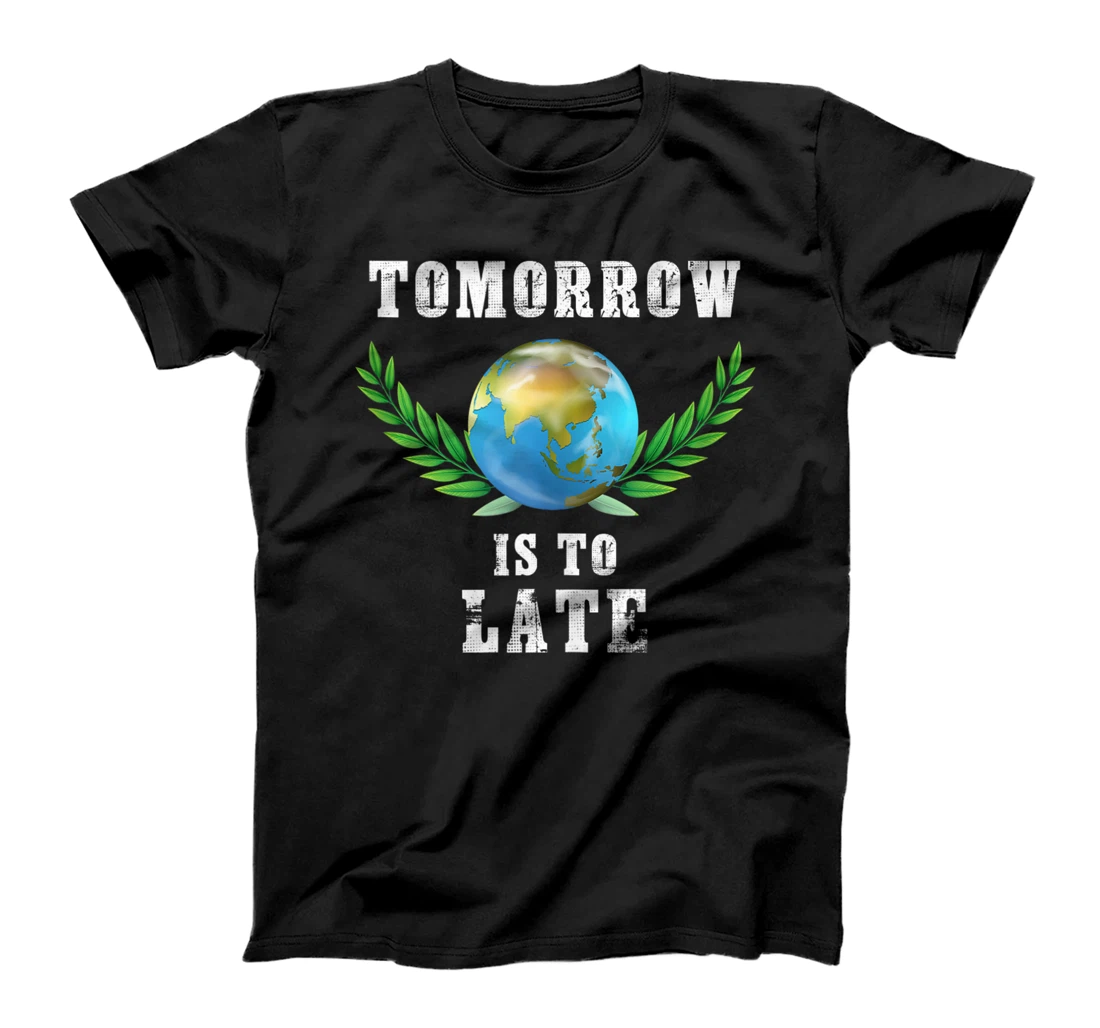 Personalized Global warming, environmental protection, globe, Earthday T-Shirt, Women T-Shirt