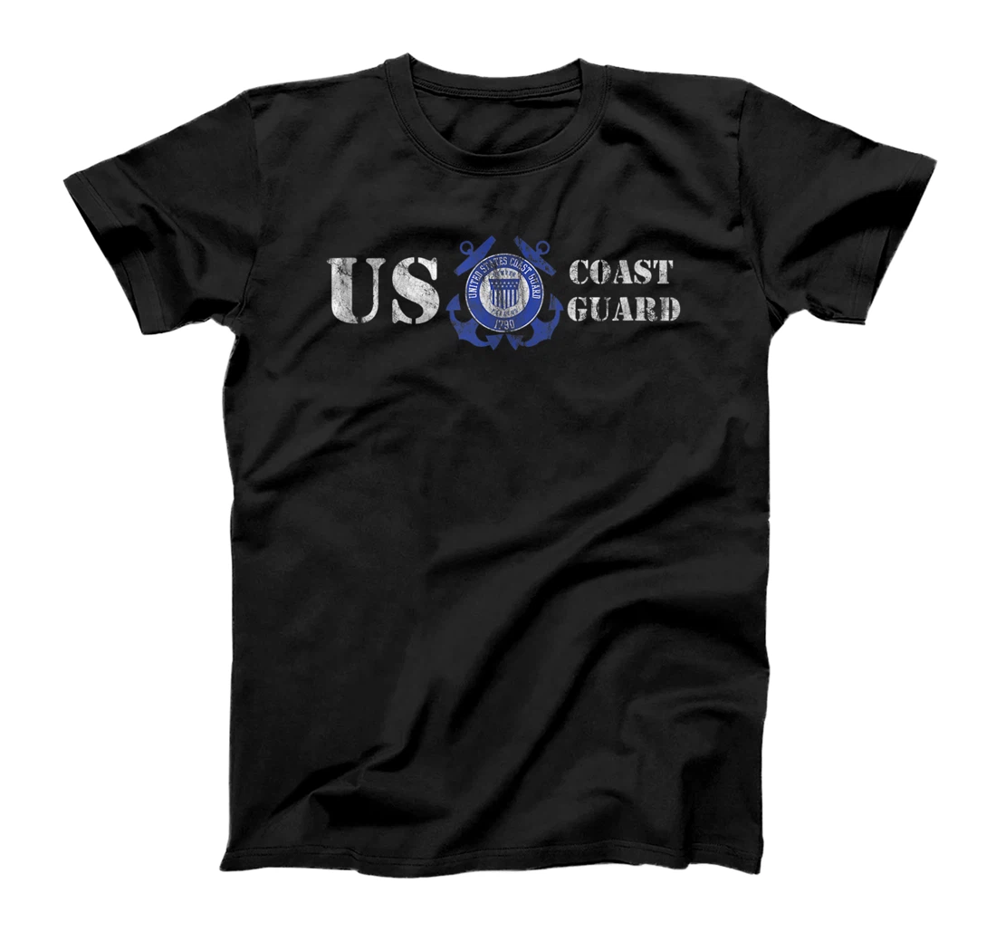 Personalized US Coast Guard / Vintage T-Shirt, Women T-Shirt