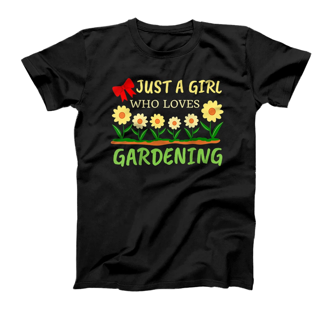 Personalized Womens Gardener Girl Who Loves Gardening Plant Lover Garden T-Shirt, Women T-Shirt