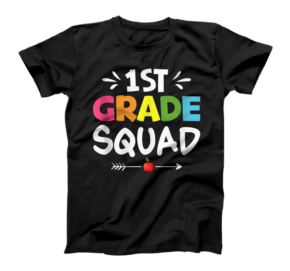 Personalized 1st First Grade Squad Back To School Teacher T-Shirt, Women T-Shirt