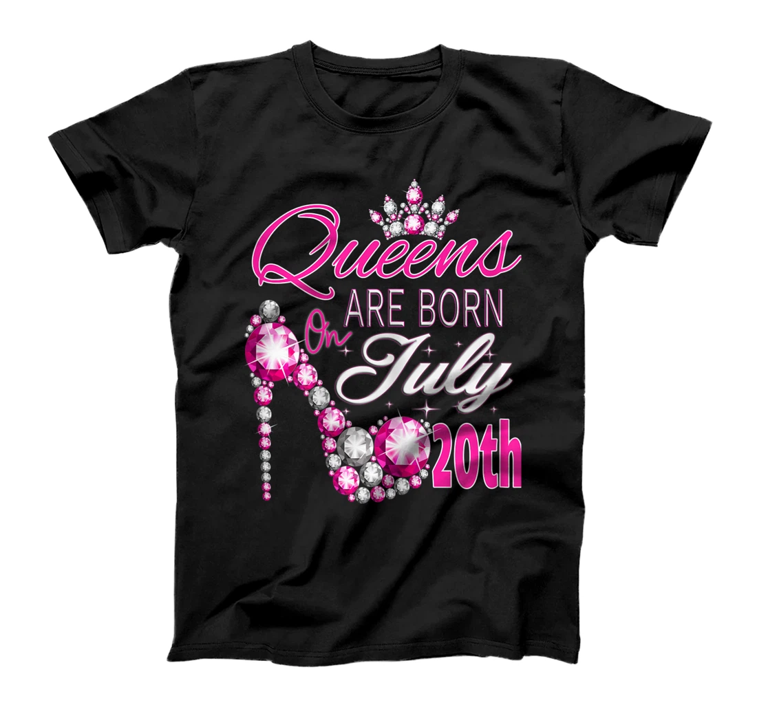Personalized Queens are born on July 20th Cancer queen Leo Queen girl T-Shirt, Kid T-Shirt and Women T-Shirt