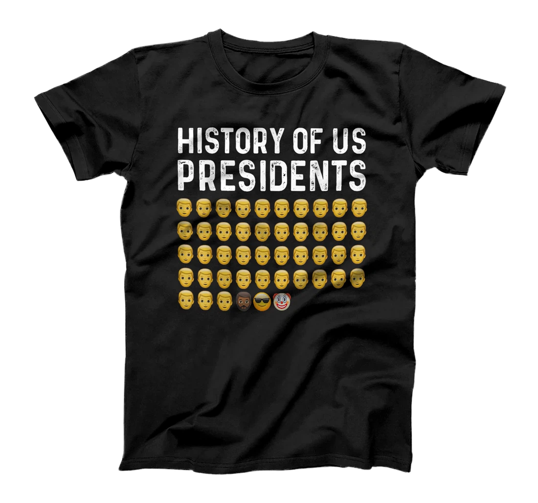 Personalized History of US Presidents, Emojis Funny tshirt for Men Women T-Shirt, Women T-Shirt