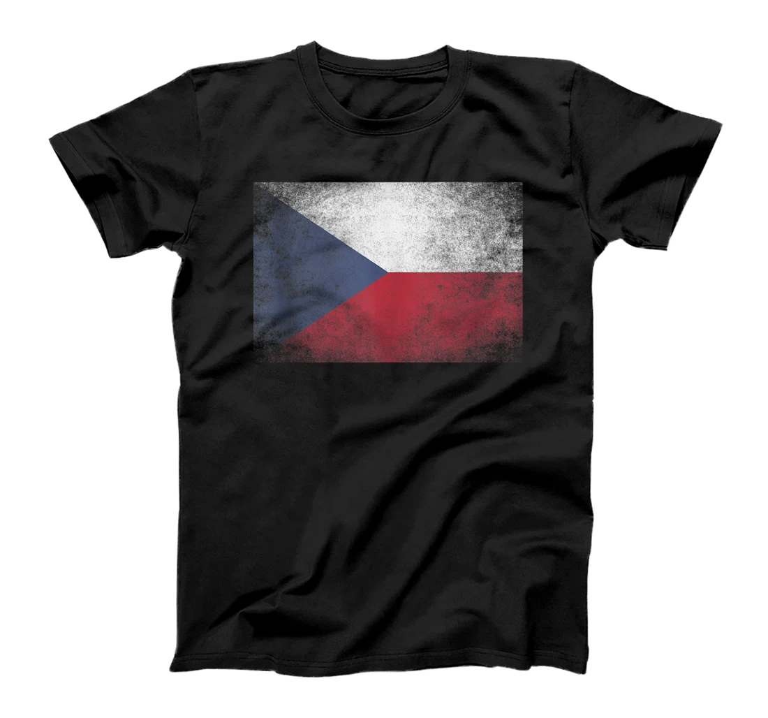 Personalized Czech Republic Flag Pride Country Home Nation Family Retro T-Shirt, Women T-Shirt