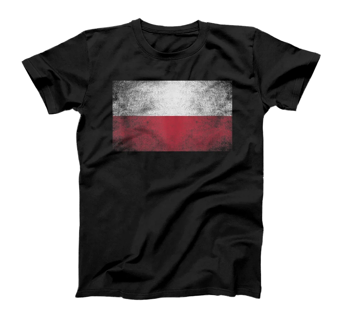 Personalized Polish Poland Flag Pride Country Home Nation Family Retro T-Shirt, Women T-Shirt