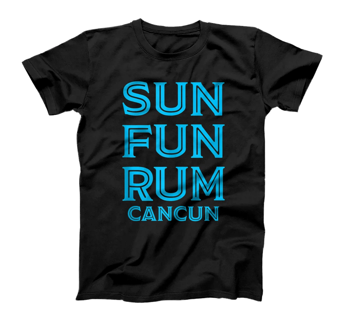 Personalized Cancun Mexico - Sun Fun Rum day drinking vacation funny T-Shirt, Women T-Shirt