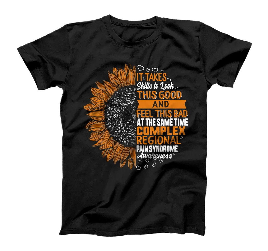 Personalized Complex Regional Pain Syndrome Awareness CRPS Support Skills T-Shirt