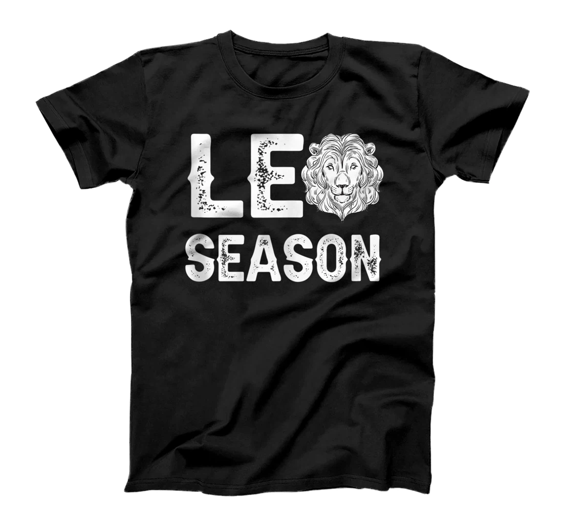 Personalized Leo Season Lion Zodiac for Outside 2021 T-Shirt, Women T-Shirt