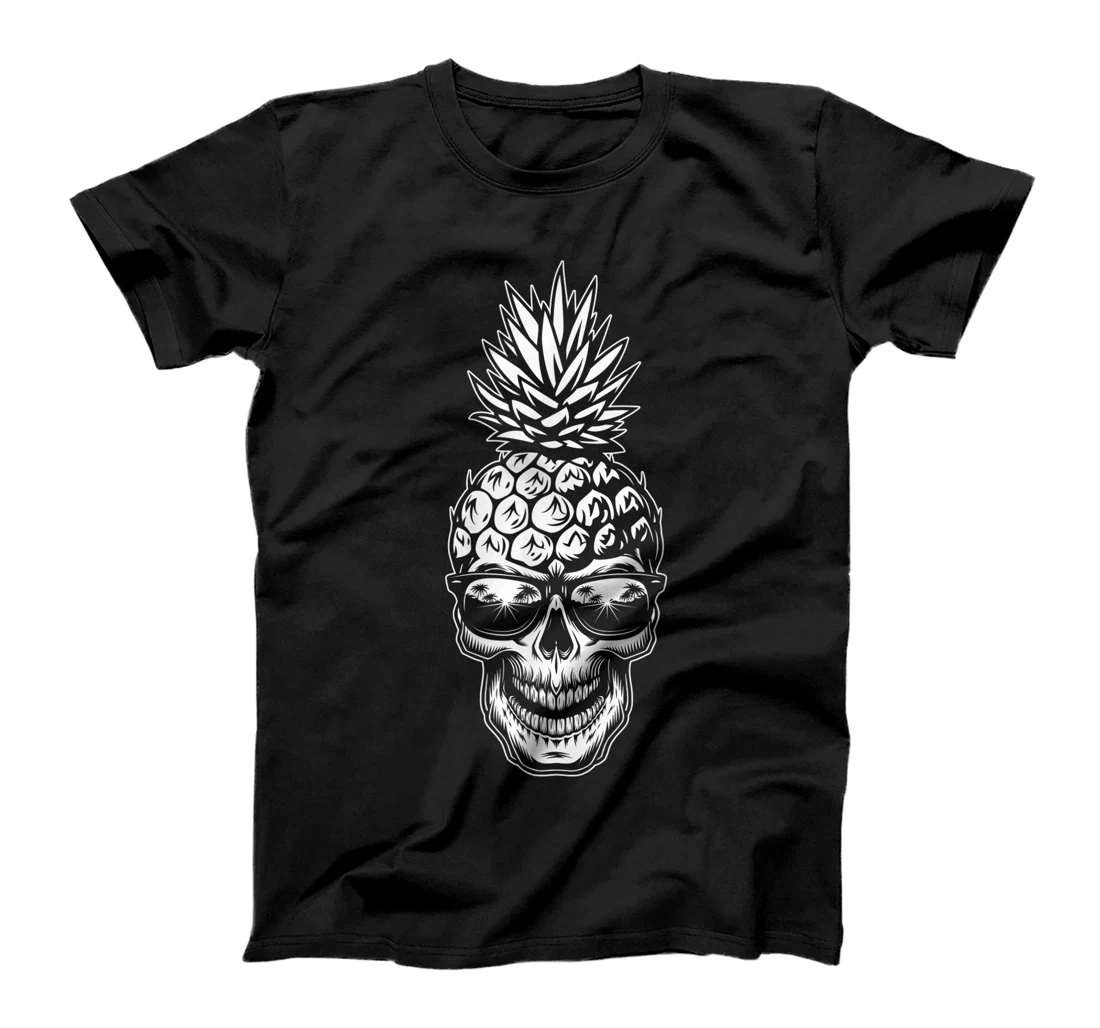 Aloha Beach Hawaiian Tropical Fruit Summer Skull Pineapple T-Shirt, Kid T-Shirt and Women T-Shirt