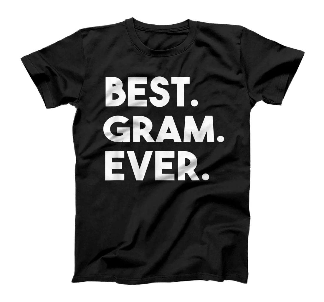 Personalized Mens Best Gram Ever Funny Grandma T-Shirt
