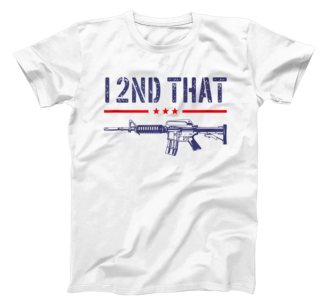Personalized I 2nd That Second Amendment Gun Rights AR-15 Owner Patriotic T-Shirt, Women T-Shirt