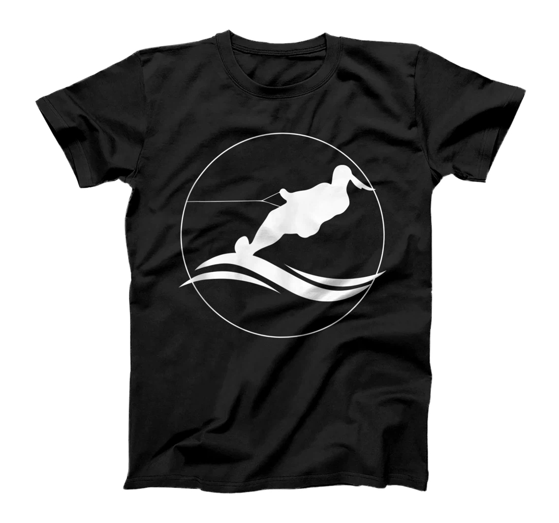 Personalized Water Ski Skiing Waterski Waterskiing Waves Vacation Boat T-Shirt, Women T-Shirt