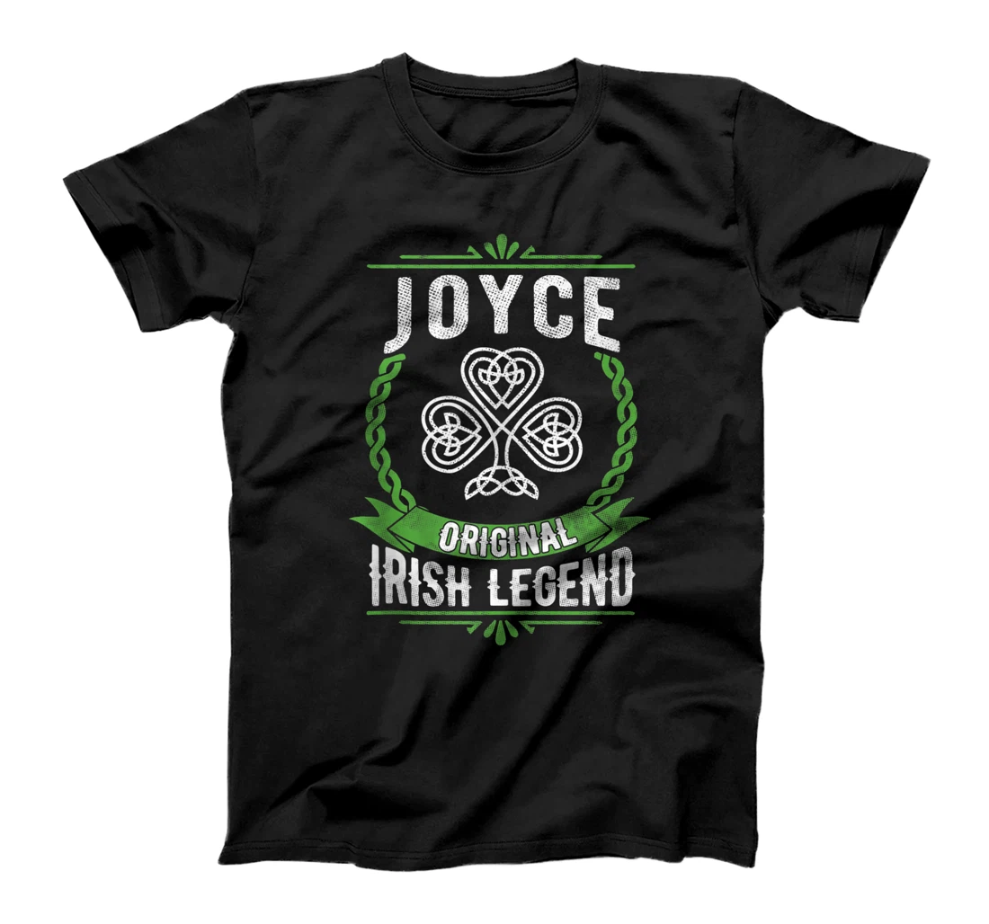 Personalized Joyce Name Irish Legend Shamrock Green St. Patrick's Day T-Shirt, Women T-Shirt