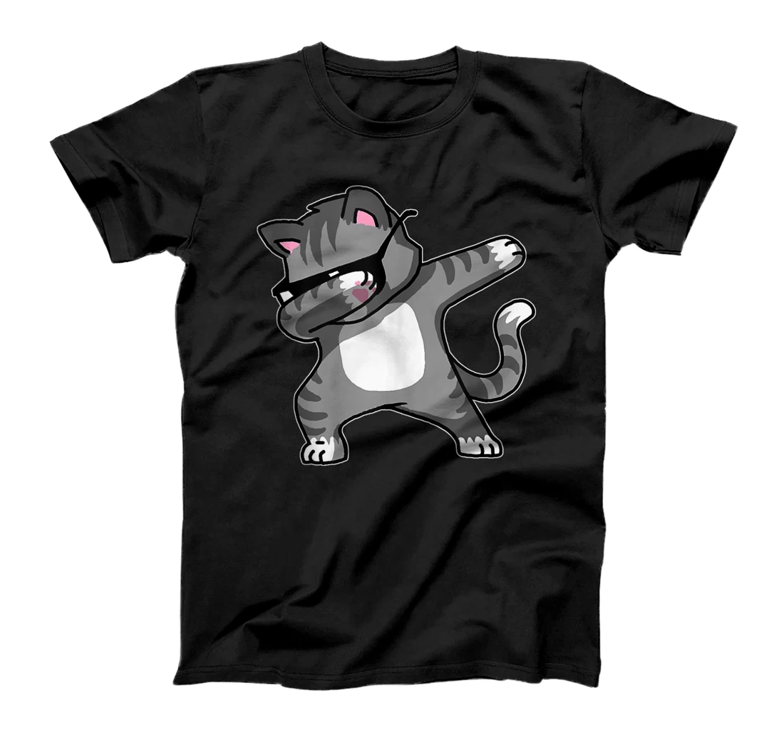 Personalized Dabbing Cat Funny Dab Cat T-Shirt, Women T-Shirt