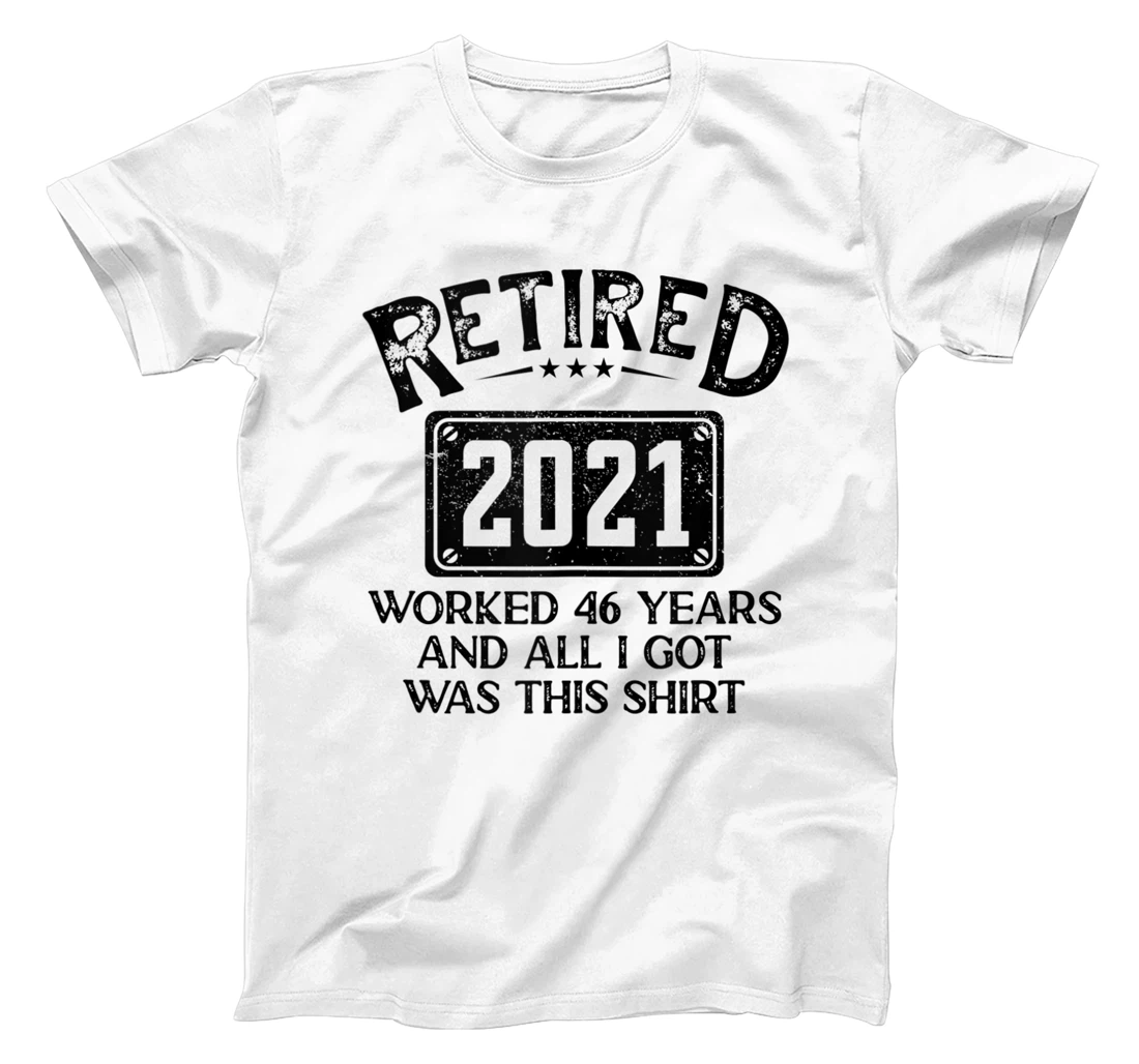 Personalized 2021 Retired at 55, Funny Retirement Statement T-Shirt, Women T-Shirt