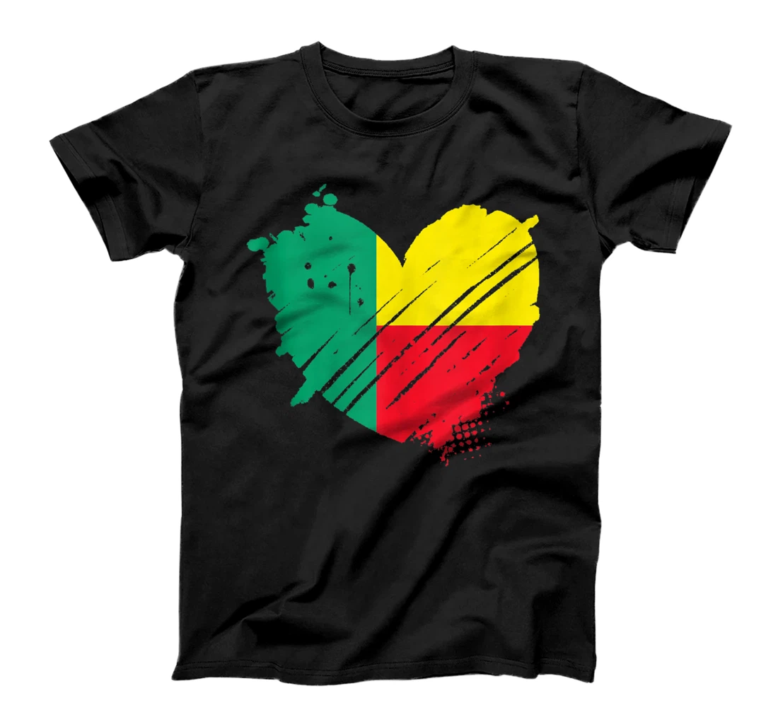Personalized Benin Flag I love Benin It is in my DNA Gift for Beninese T-Shirt, Women T-Shirt