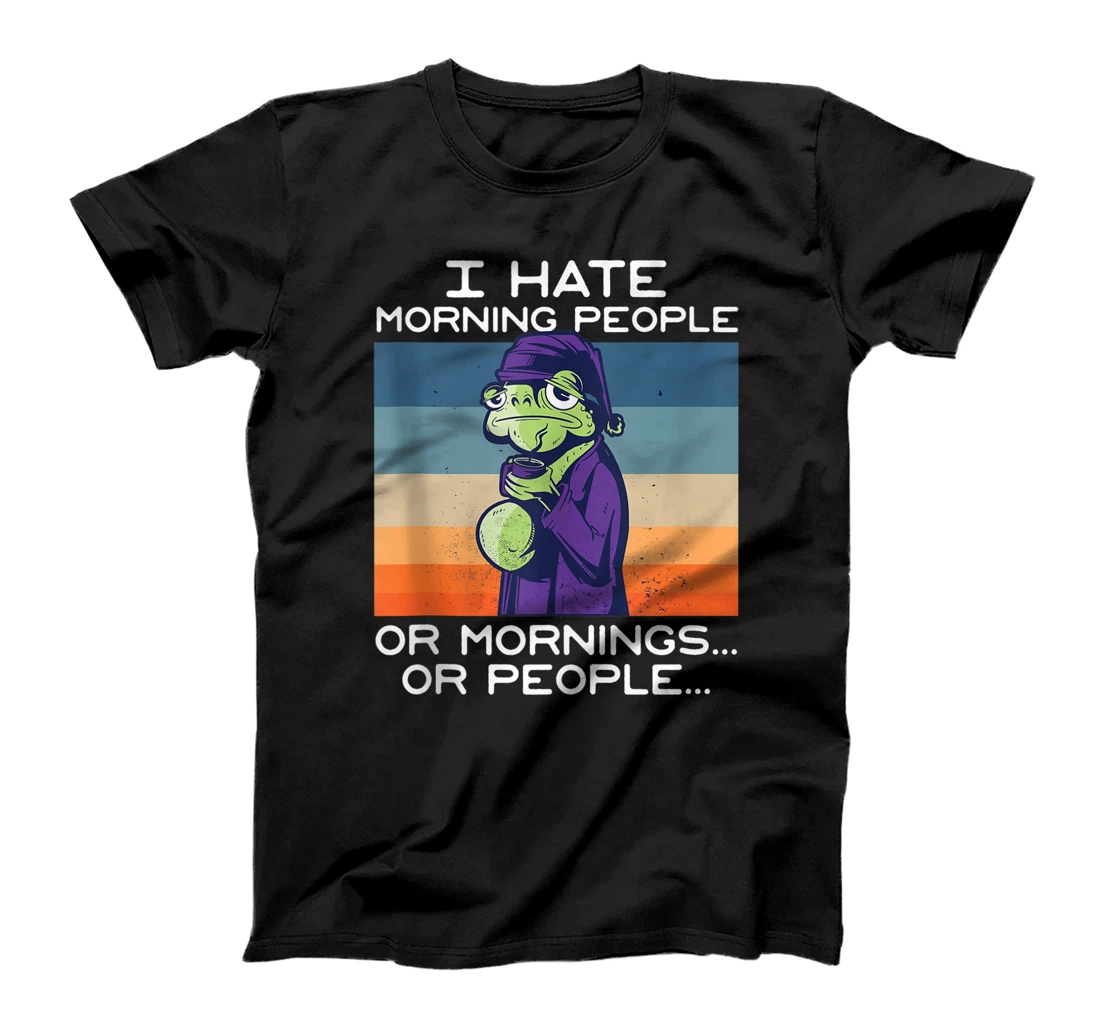 Personalized I hate morning people - late riser vintage T-Shirt, Women T-Shirt