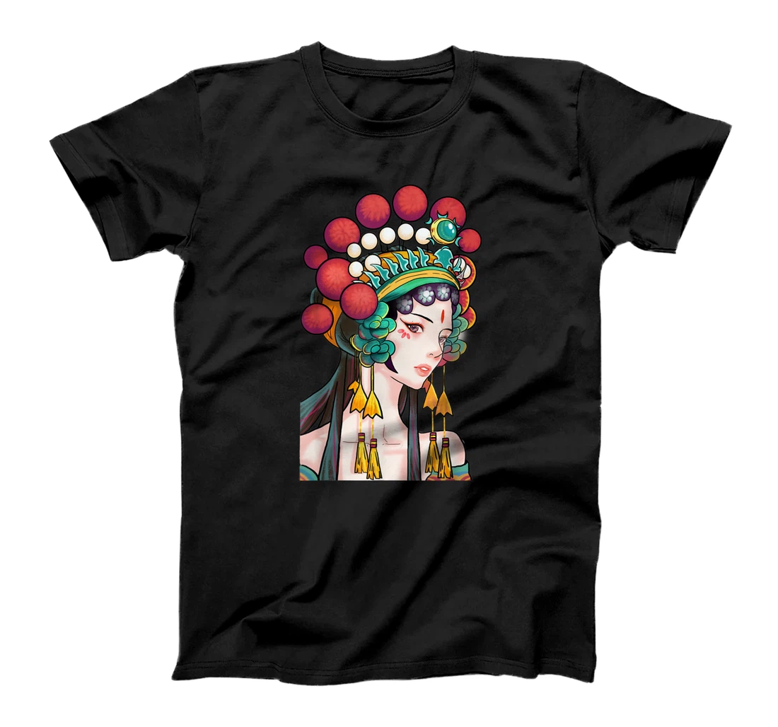 Personalized Comic-Peking Opera Girl T-Shirt, Women T-Shirt