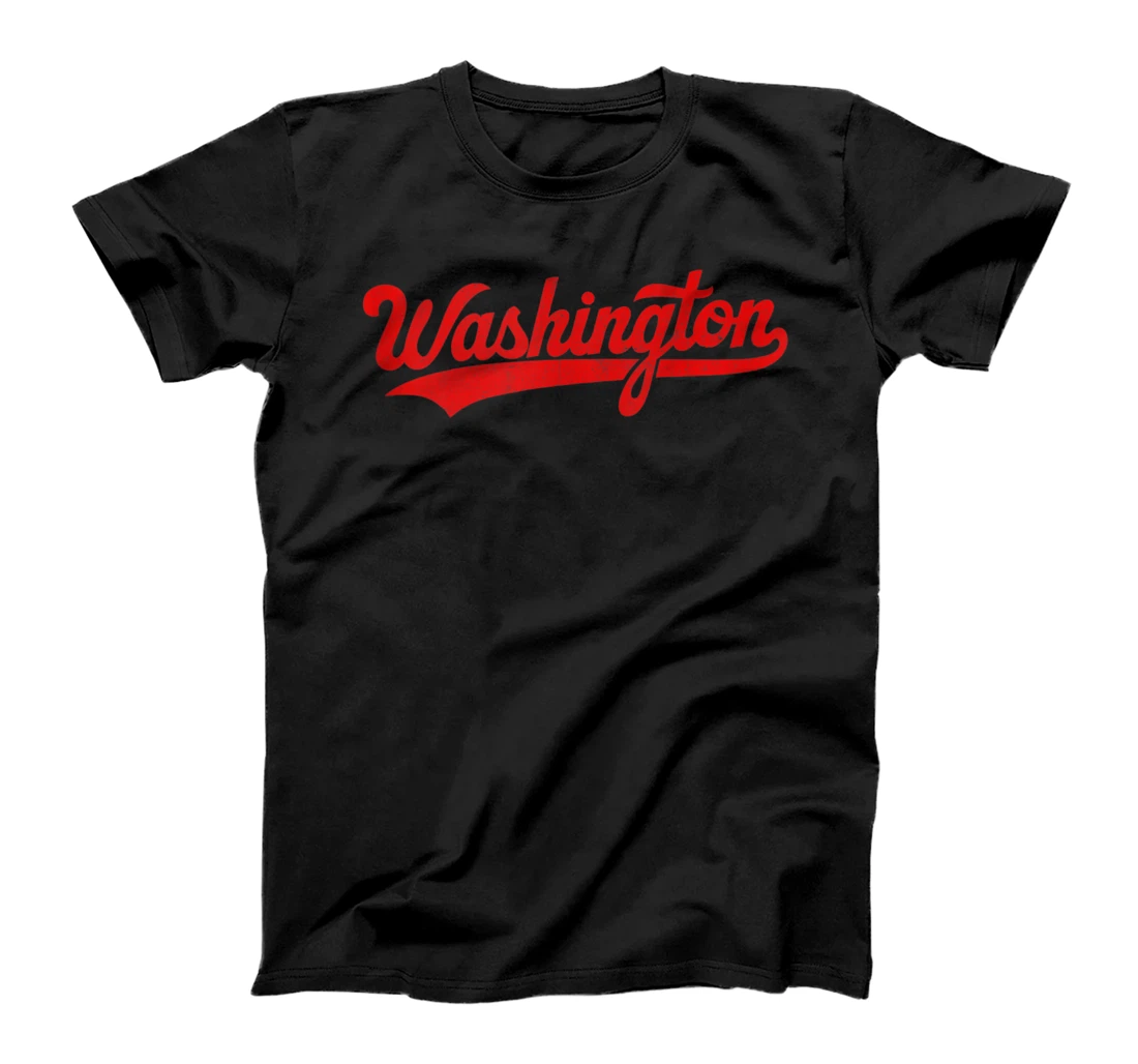 Personalized Washington distressed style graphics tee T-Shirt, Women T-Shirt