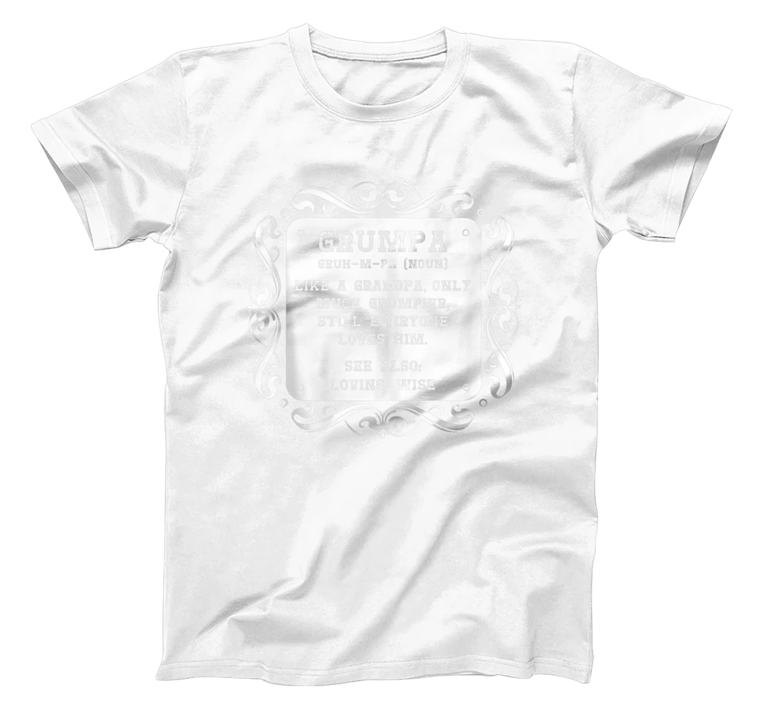 Personalized Grumpa Definition Shirt Like A Regular Grandpa Only Grumpier T-Shirt, Women T-Shirt