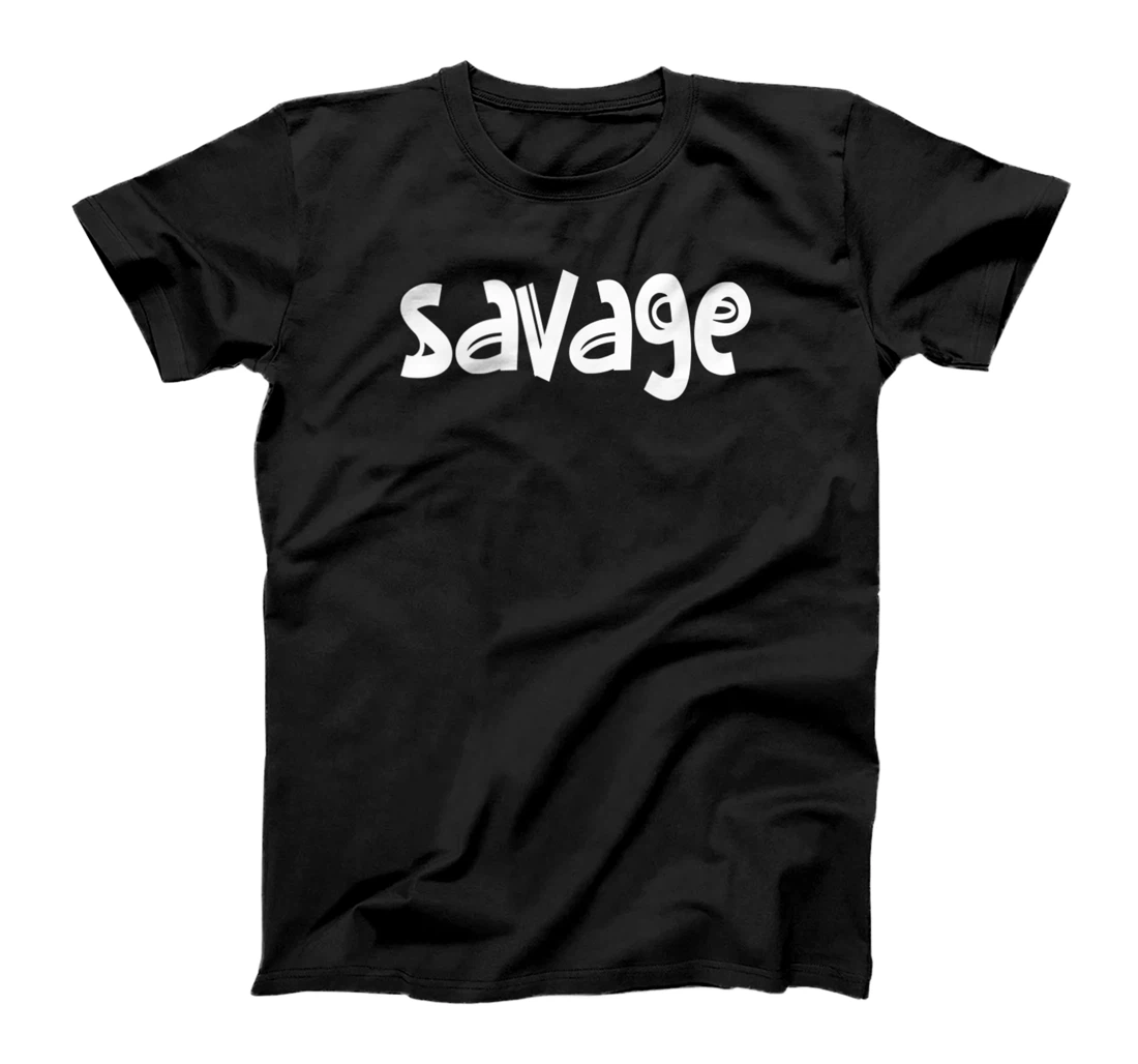 SAVAGE - Gym Fitness Workout Weightlifting Motivation G169 T-Shirt, Women T-Shirt