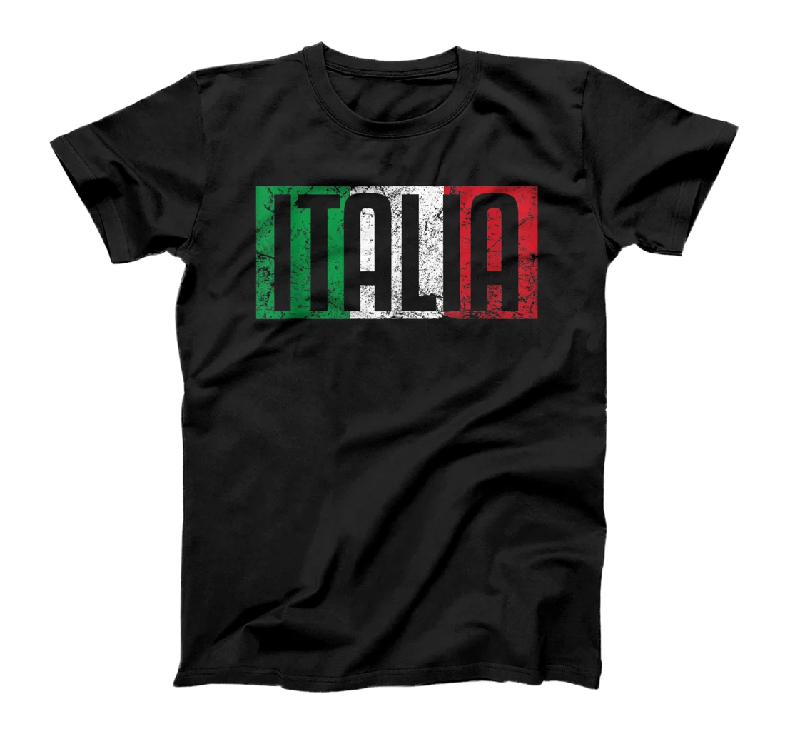 Italia Italy Flag Sign Love Rom T-Shirt, Women T-Shirt