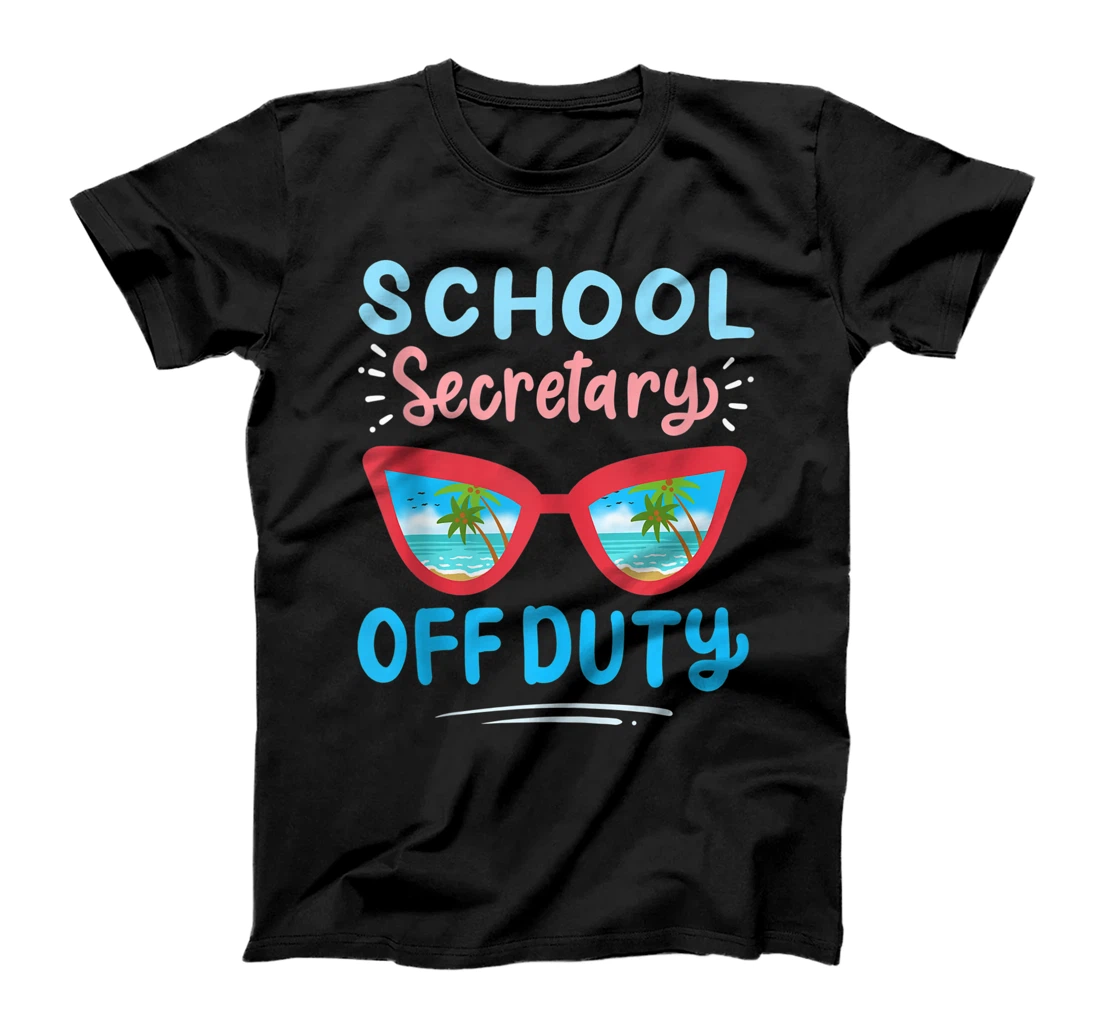 School Secretary Beach Summer Vacation Summer Break T-Shirt, Women T-Shirt