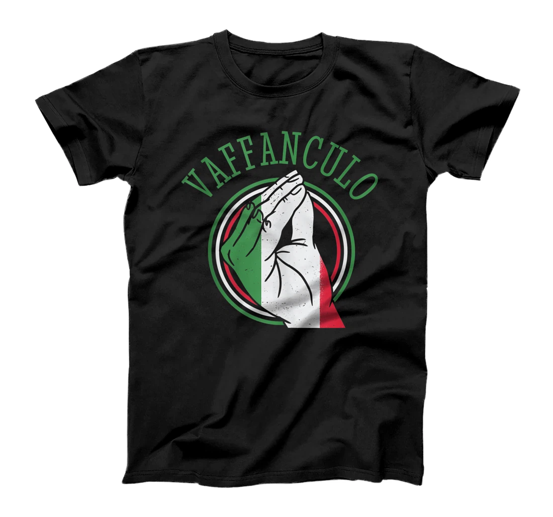 Funny Italian Italy Vaffanculo Hand Gesture T-Shirt, Women T-Shirt