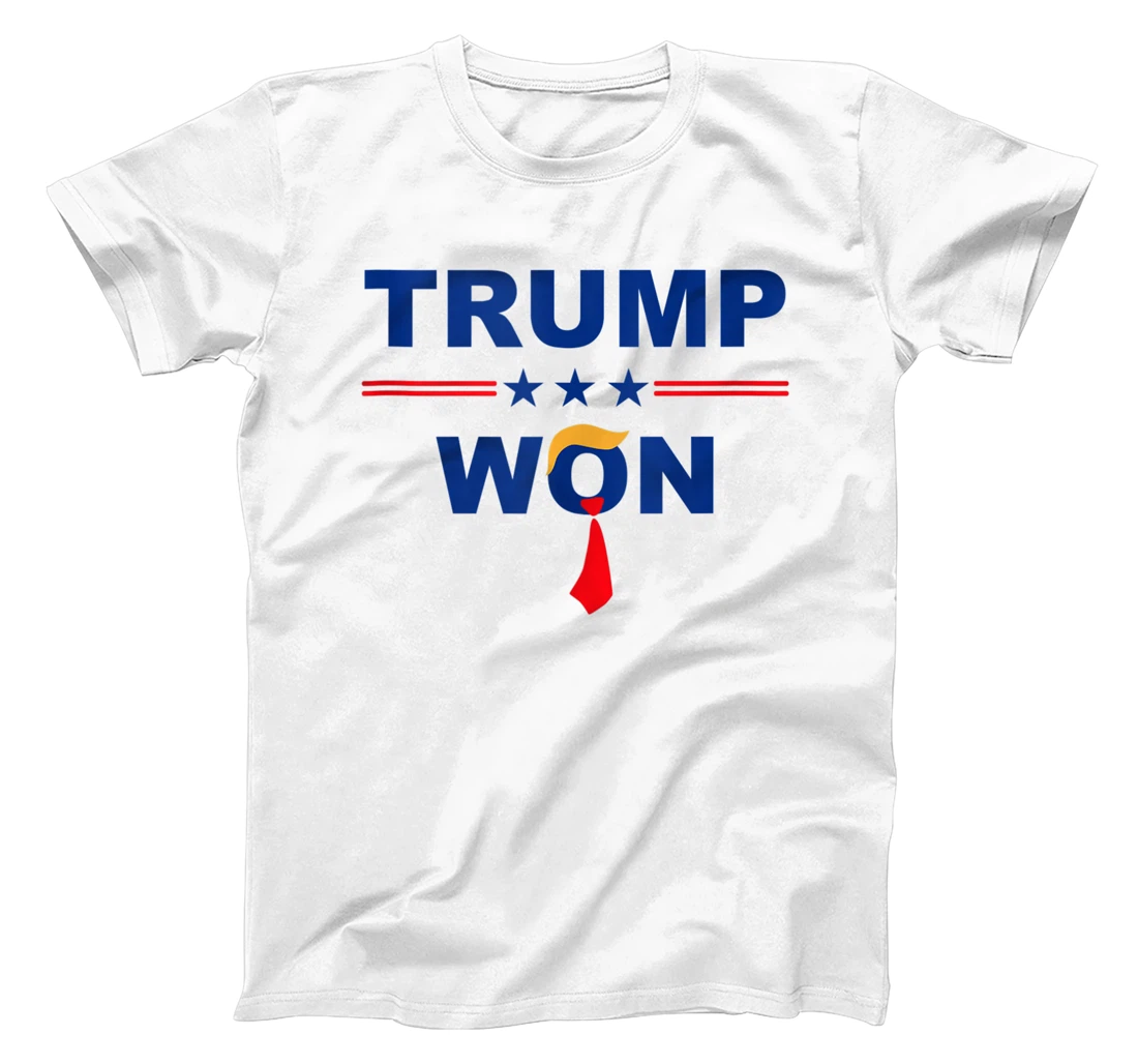 Funny Trump Won Save American 4th July independence T-Shirt, Women T-Shirt