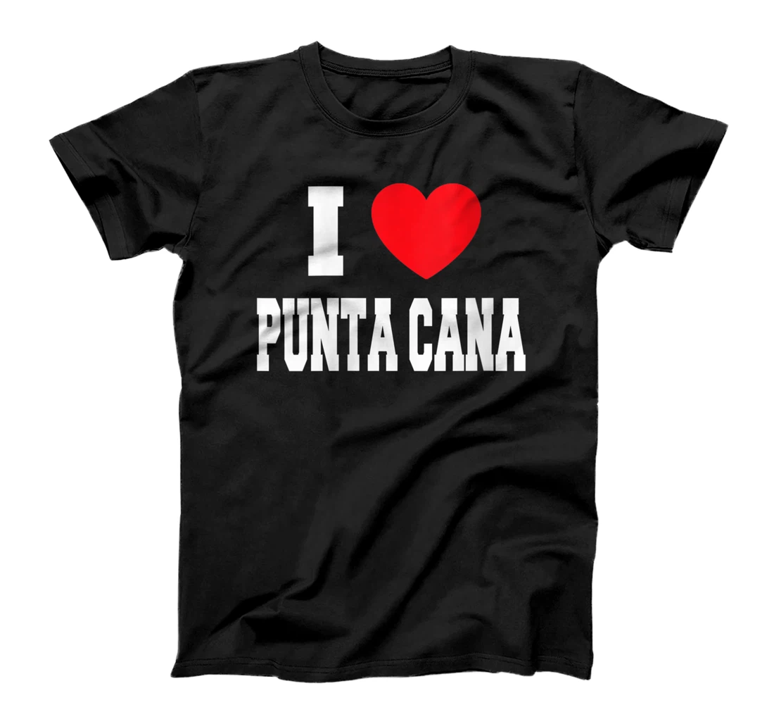 Personalized Womens I Love Punta Cana T-Shirt, Women T-Shirt