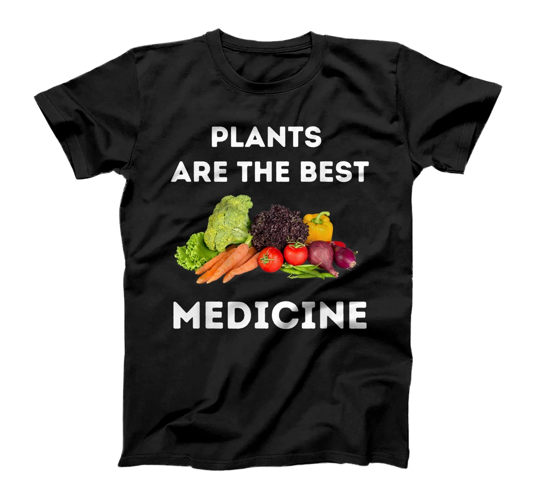 Personalized Plants Vegan Funny Vegetables Are Medicine Vegetarian T-Shirt, Women T-Shirt