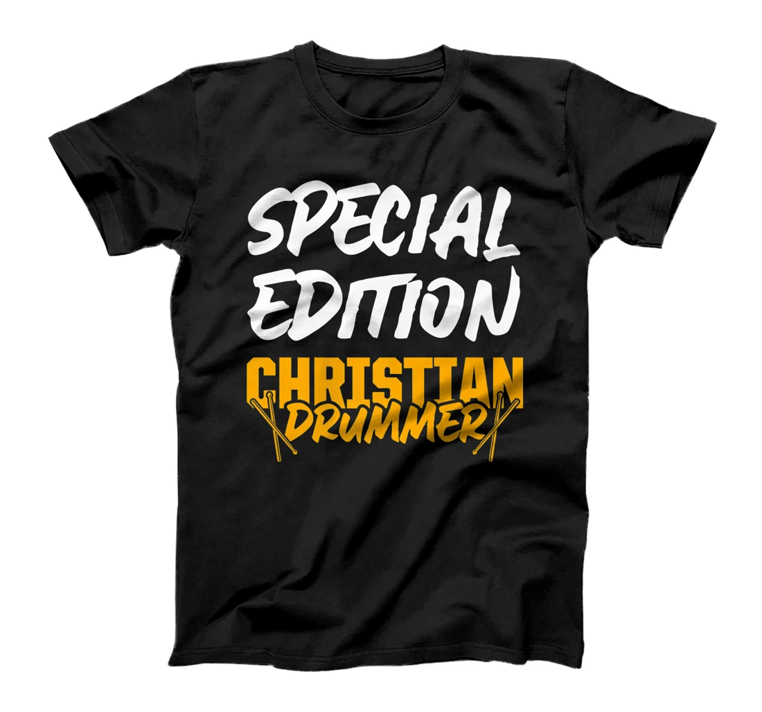 Personalized Christian Drummer Church Worship Drum Player T-Shirt, Women T-Shirt