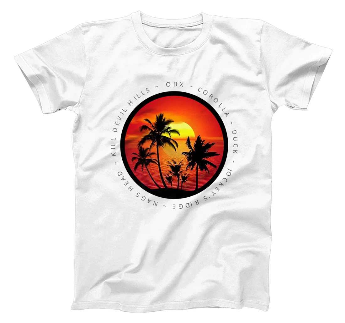 Personalized Womens Nags Head North Carolina Beach Souvenir Duck OBX Outer Banks T-Shirt, Kid T-Shirt and Women T-Shirt