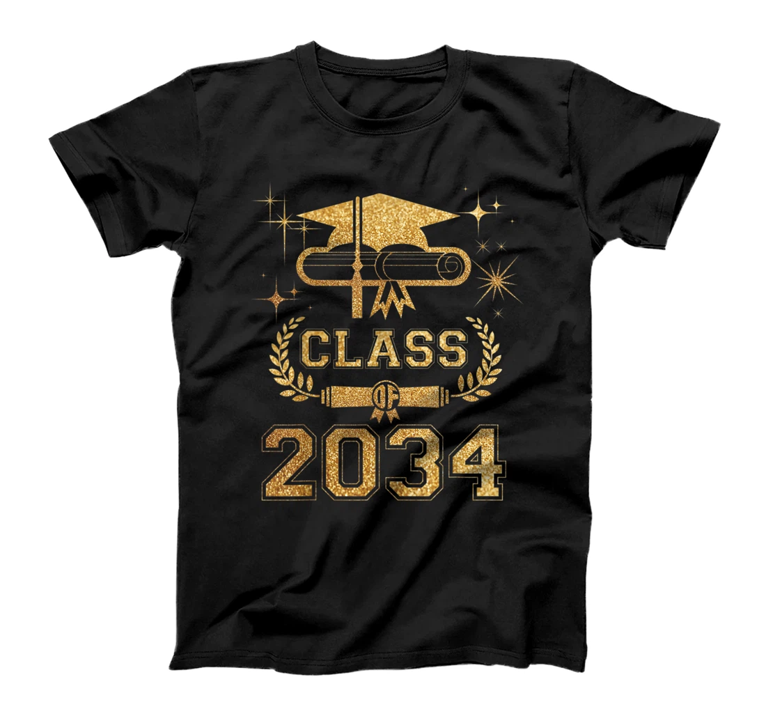 Personalized Class Of 2034 Grow With Me Back To School T-Shirt, Women T-Shirt