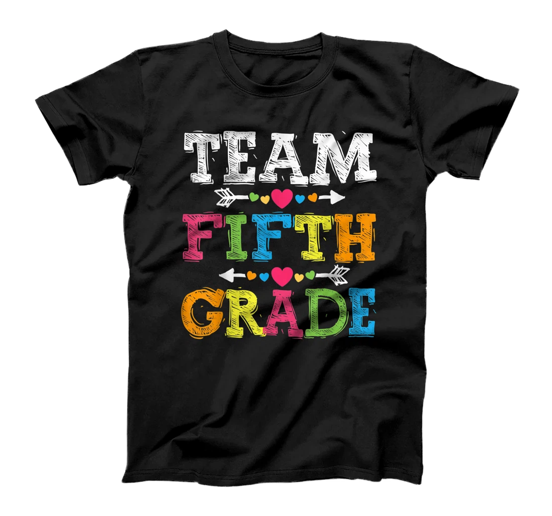 Personalized Team Fifth grade Teacher Student Back To School 2021 T-Shirt, Kid T-Shirt and Women T-Shirt