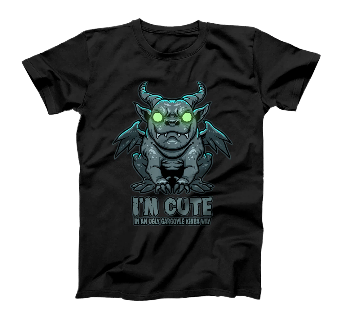 Personalized I'm Cute in an Ugly Gargoyle Kinda Way - Gargoyle Art T-Shirt, Kid T-Shirt and Women T-Shirt