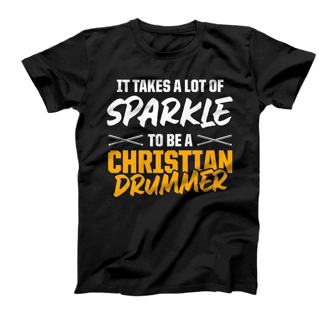 Personalized Christian Drummer Church Worship Drum Player T-Shirt, Women T-Shirt