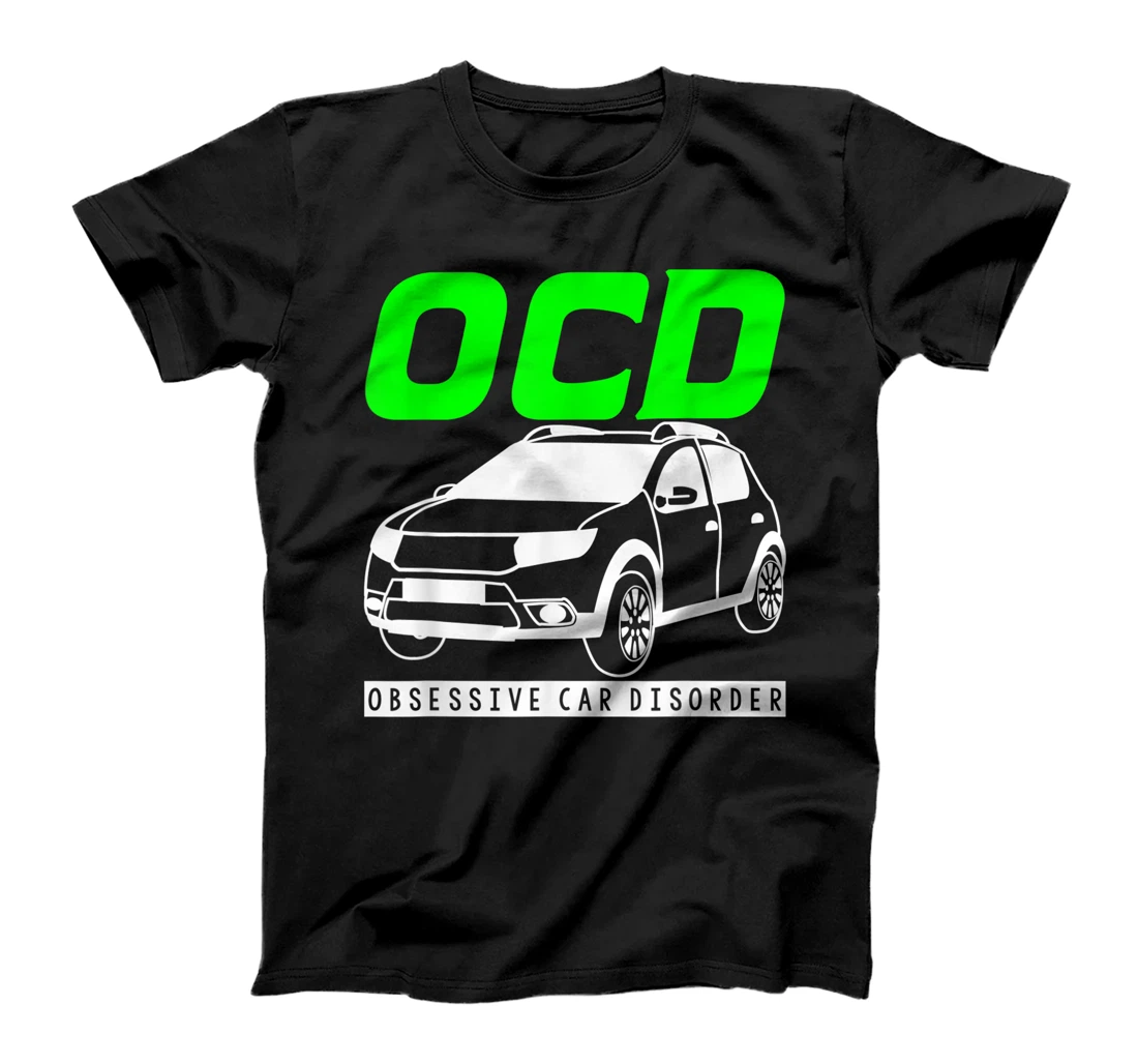 Personalized OCD Obsessive Car Disorder - Funny Car Lover T-Shirt, Kid T-Shirt and Women T-Shirt