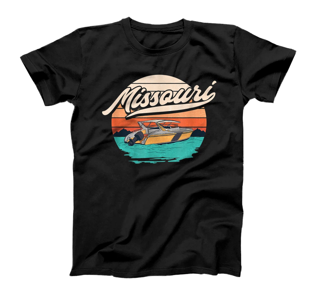 Personalized Missouri Lake vacation ozark boating graphic T-Shirt, Women T-Shirt