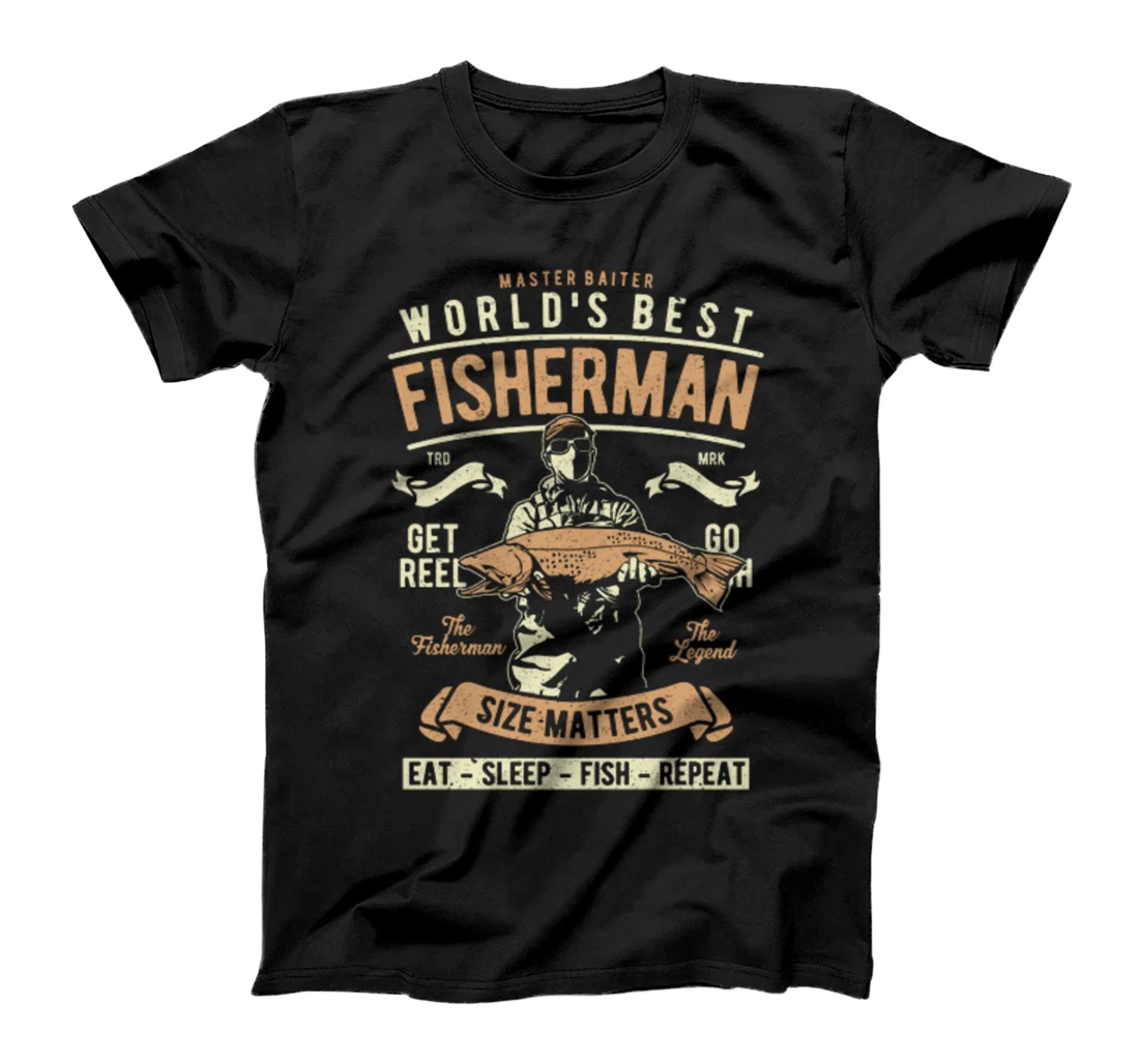 Personalized Fun fishing and hiking tee for your next outdoor adventure. T-Shirt