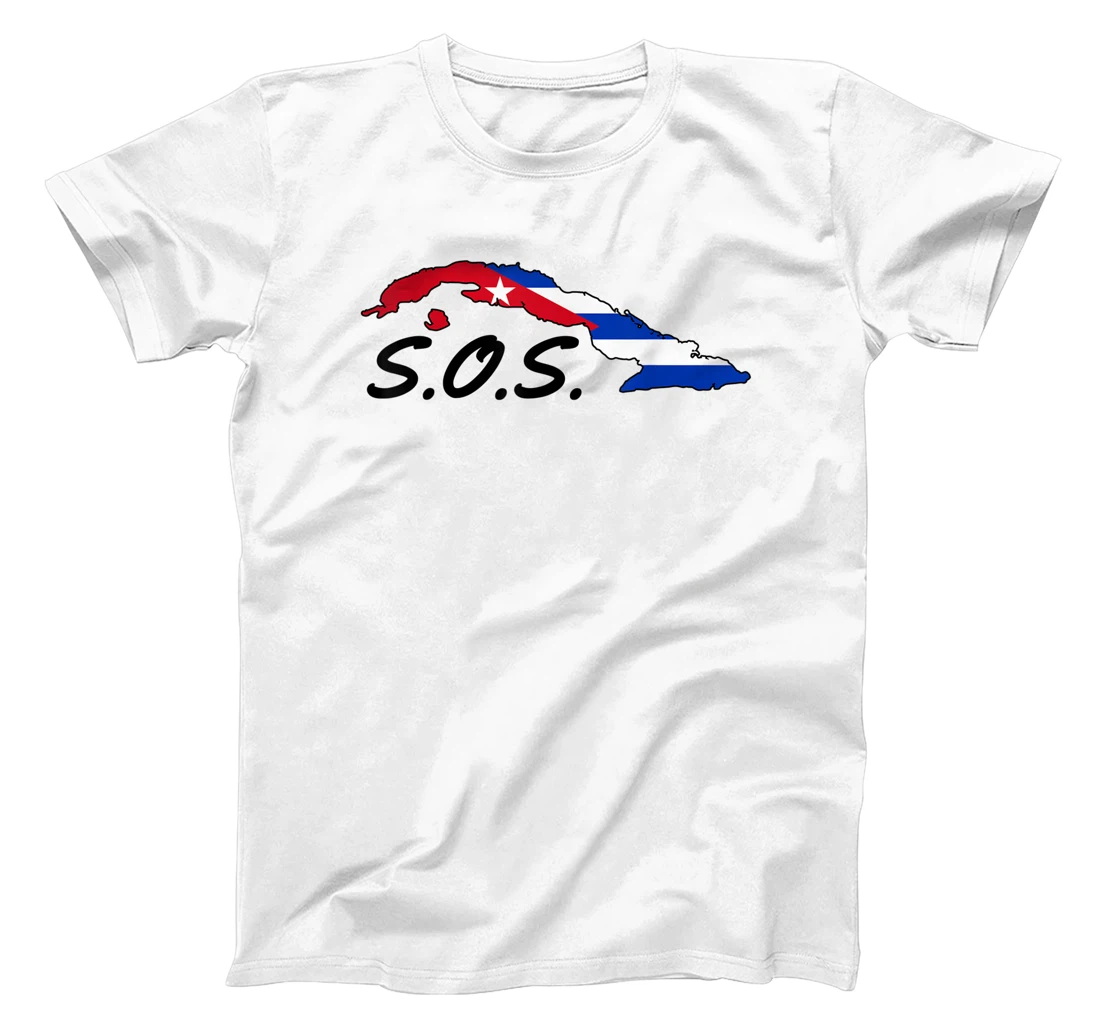 Personalized SOS Cuba T-Shirt, Kid T-Shirt and Women T-Shirt