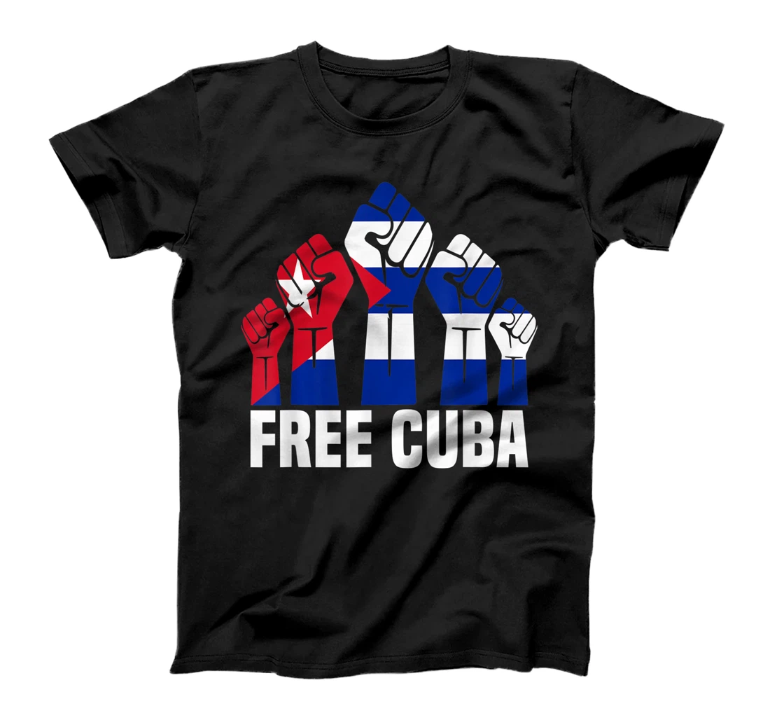 Personalized Free Cuba SOS Cuba T-Shirt, Women T-Shirt