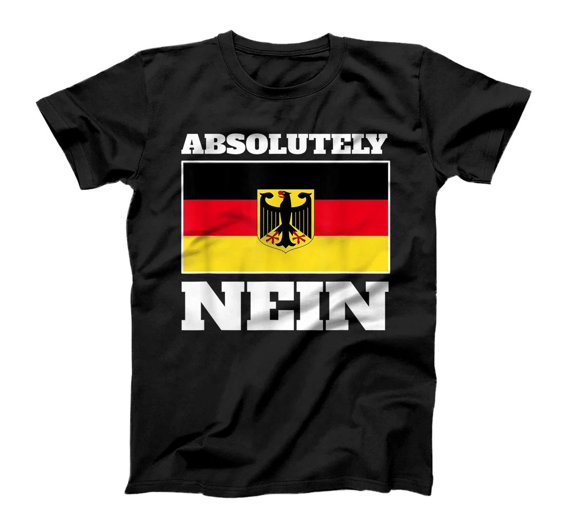 Personalized Absolutely Nein Flag of german Eagle Germany German T-Shirt, Women T-Shirt