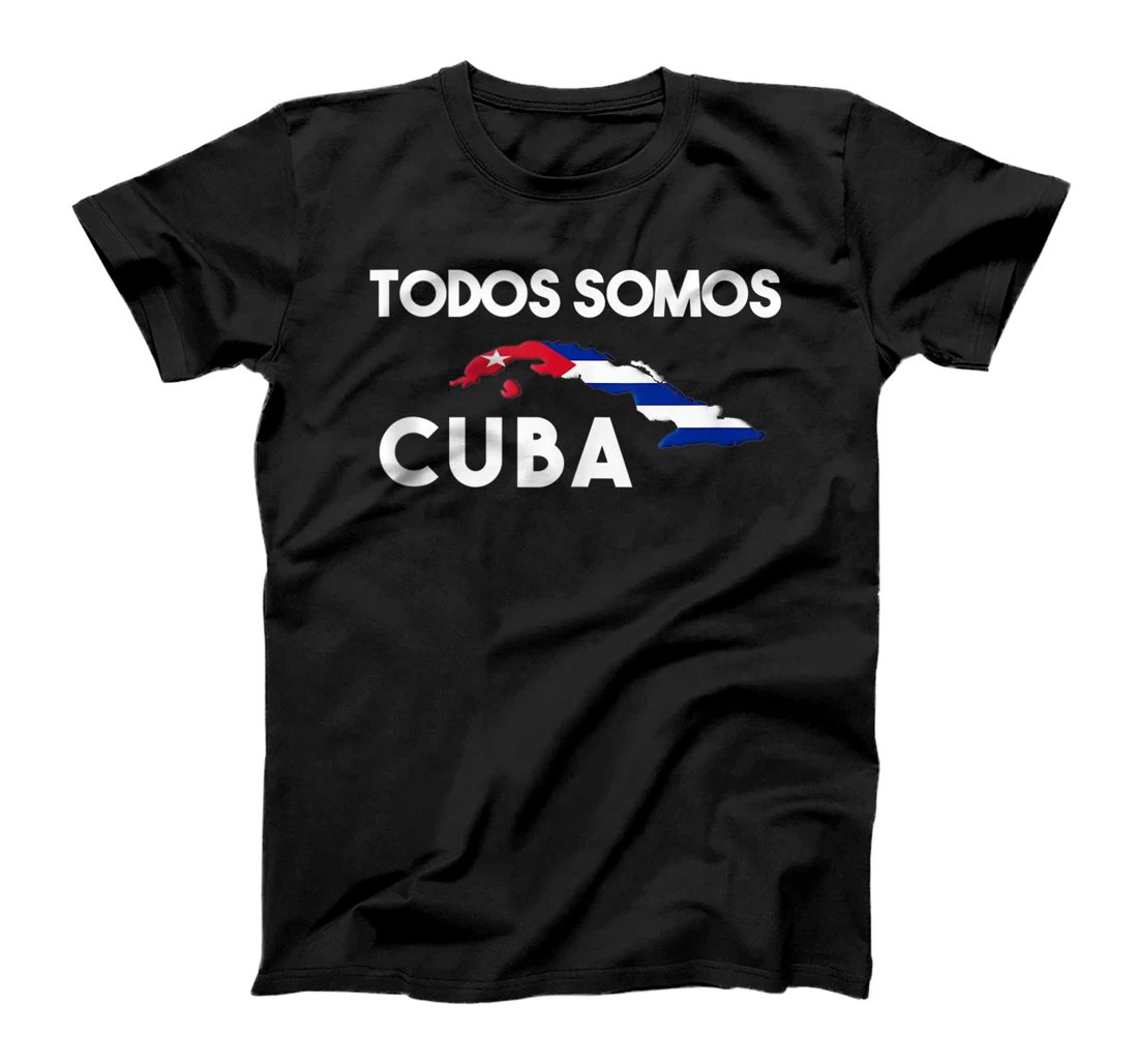 Personalized Todos Somos Cuba Cuban Cause Movement Cuba Flag T-Shirt, Women T-Shirt