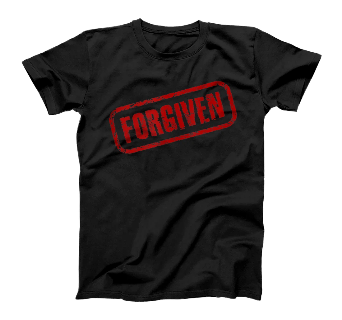 Personalized Forgiven Christian Inspirational Design for Men, Women,Youth T-Shirt, Women T-Shirt