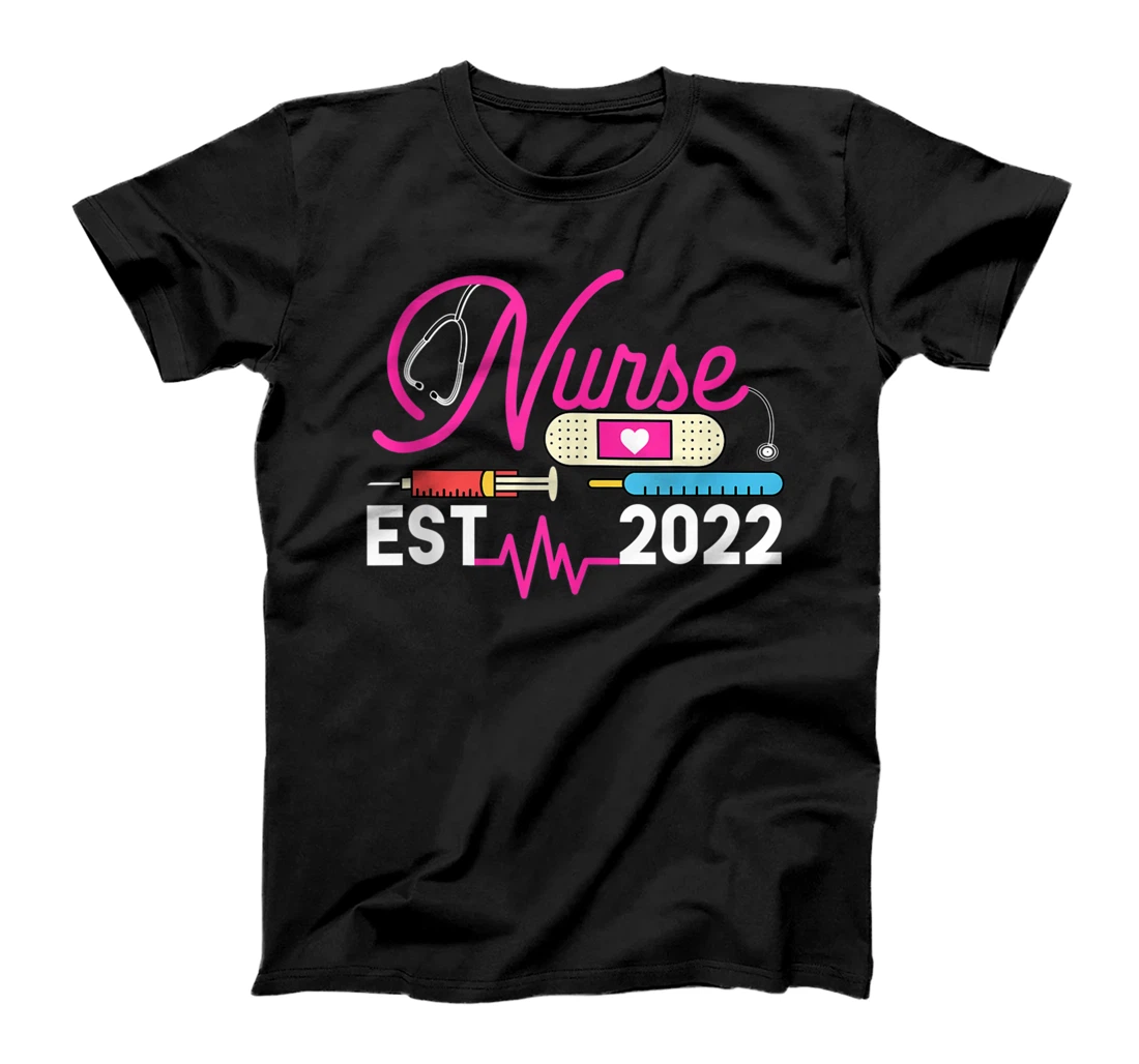 Personalized Nurse Student Nursing Practioner Graduation Est 2022 Gift T-Shirt, Women T-Shirt